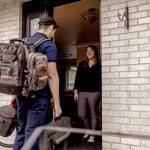 HVAC professional ready for work