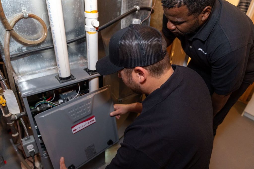 two professionals planning